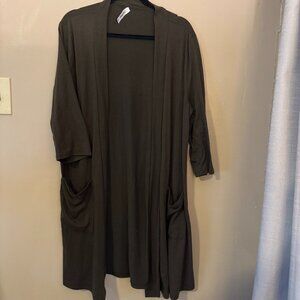 Zenana Premium Long Sleeve Duster Slouchy Cardigan